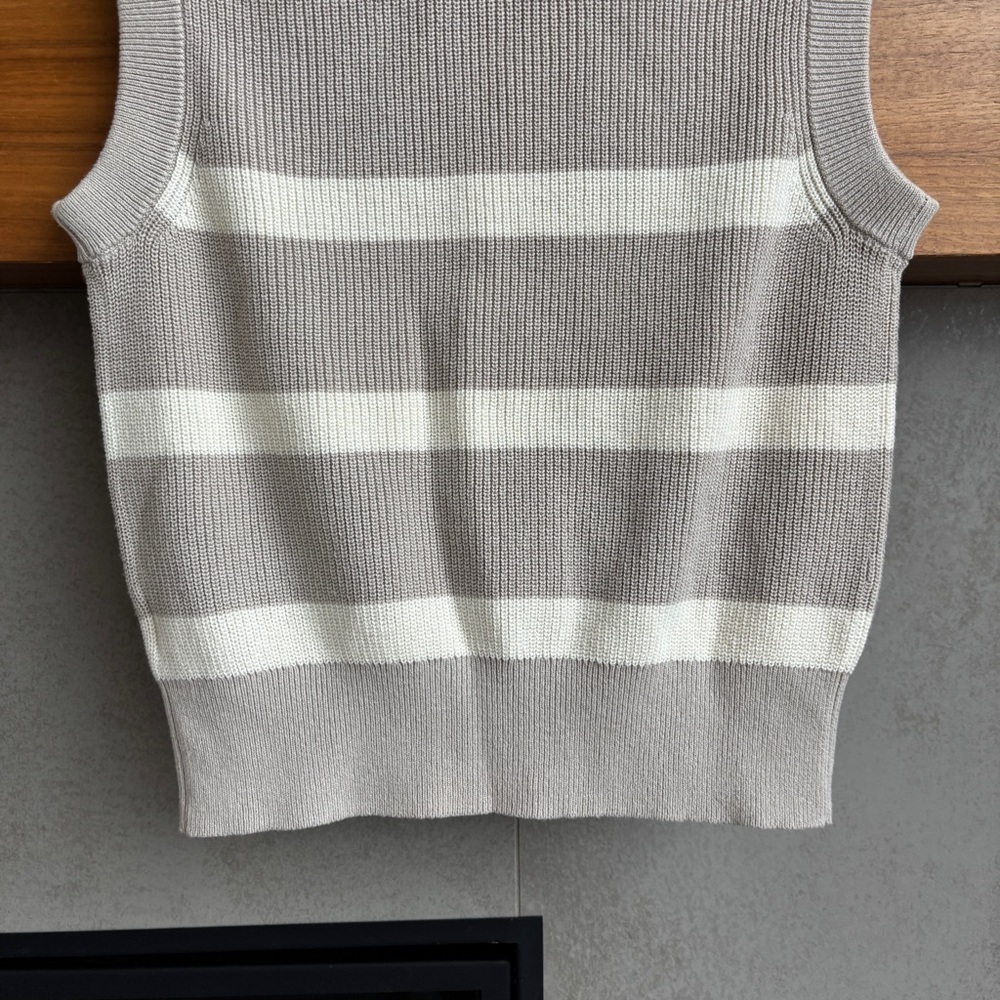 EVERLANE The Cotton Summer Sweater Tank Vest, Size XXS - Picture 9 of 10